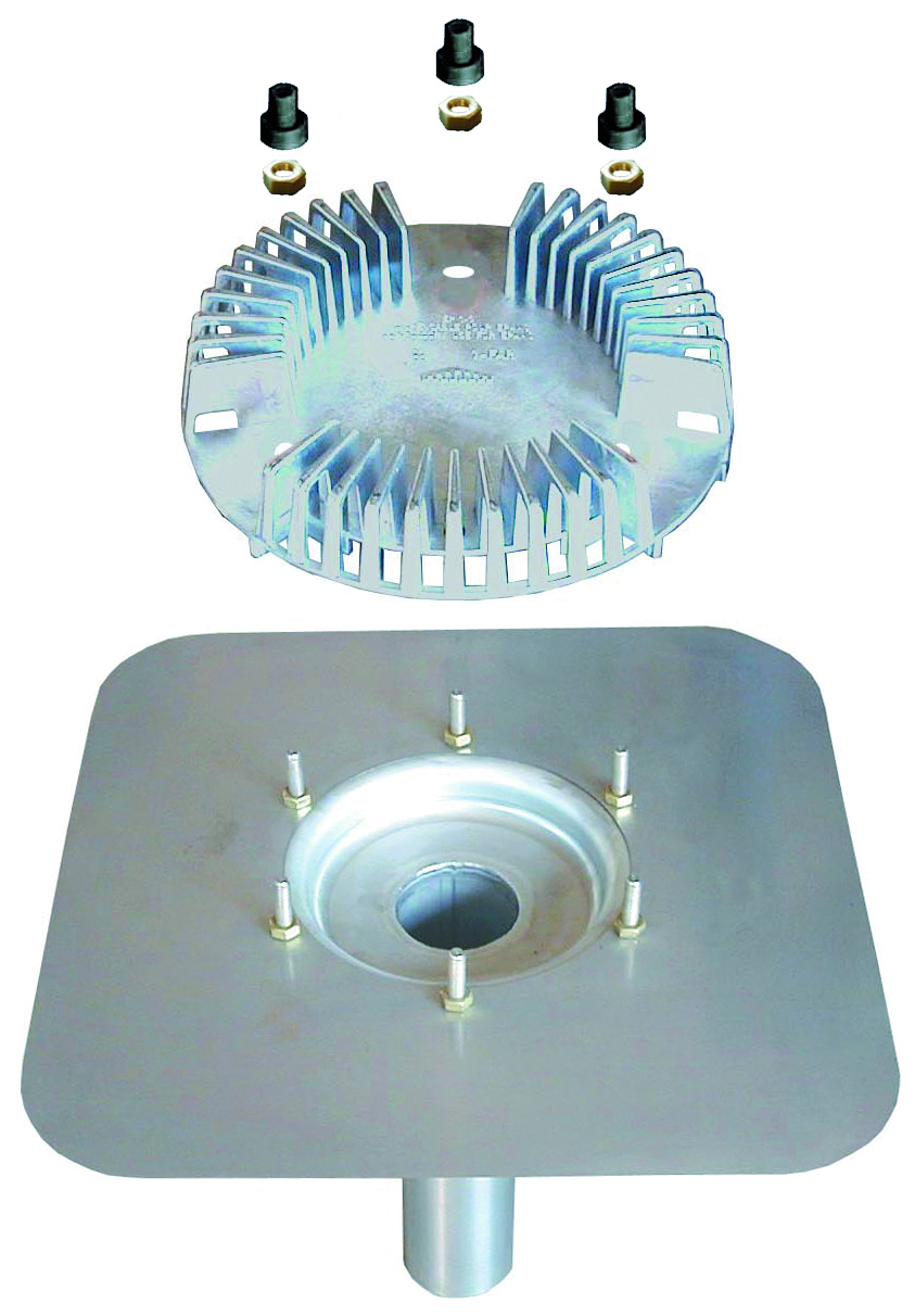 EPAMS Outlet for flexible PVC membrane